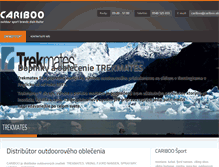 Tablet Screenshot of cariboo.sk